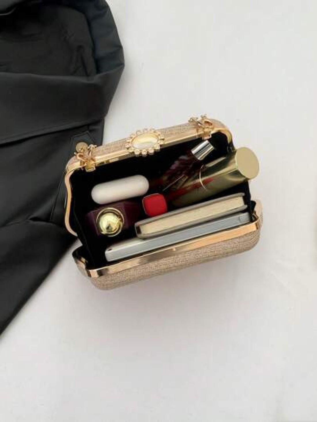 Luxury Fashion Evening Clutch Bag Bridal Bag Shoulder Crossbody Shiny Party Bag Small Design Bag Women s Handbag Valentine s Day Valentines