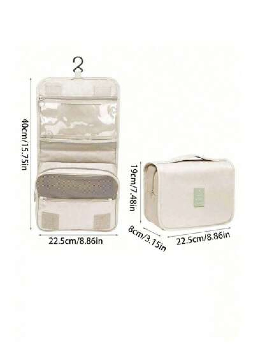 1pc Travel Storage Pouch Waterproof Toiletry Bag Large Capacity Summer Cosmetic Bag Multi Function Storage Bag Portable Storage Bag With Handle Zipper Pouch Suitable For Beach Business Trip Cosmetics
