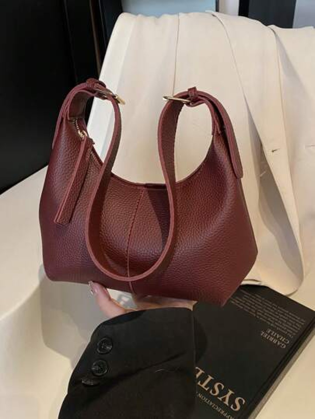 Women Underarm Crossbody Bag Casual Daily Organizer Pouch