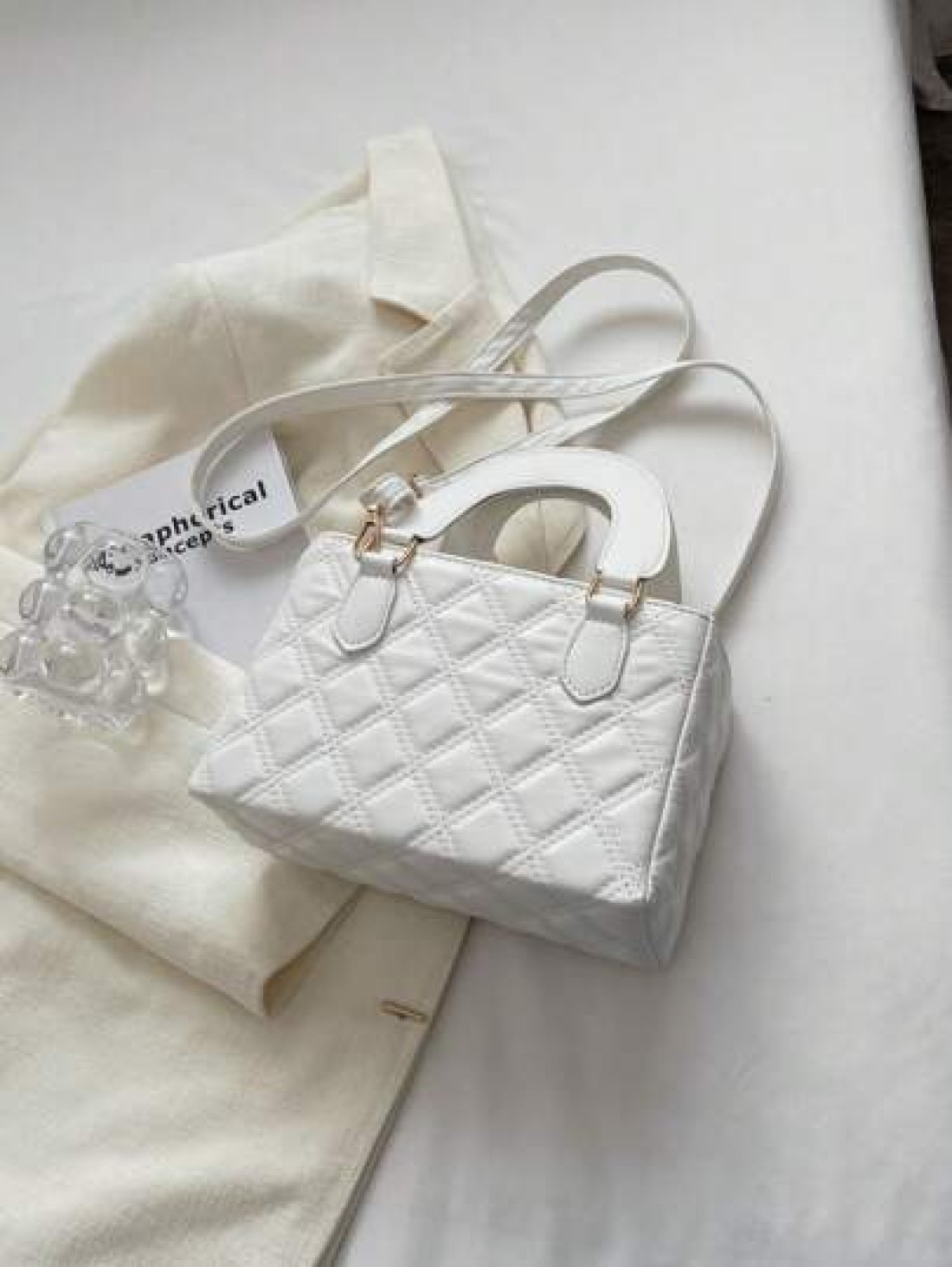 Fashionable New High End Texture Simple And Versatile Casual Solid Color Versatile Lightweight Small Square Bag Handbag Crossbody Bag Elegant Small Square Bag