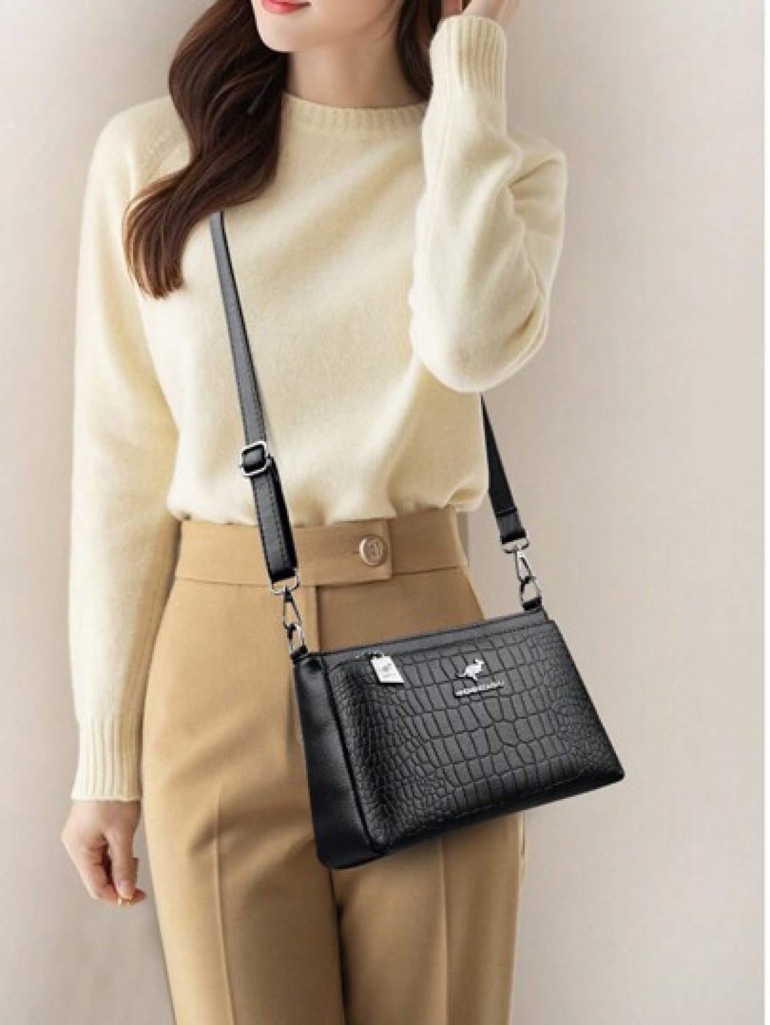 New Bolsa Luxury Soft Leather Design Shoulder Bag For Women 2024 Brand Female Purses And Handbags High Quality Ladies Bag For Women Elegant