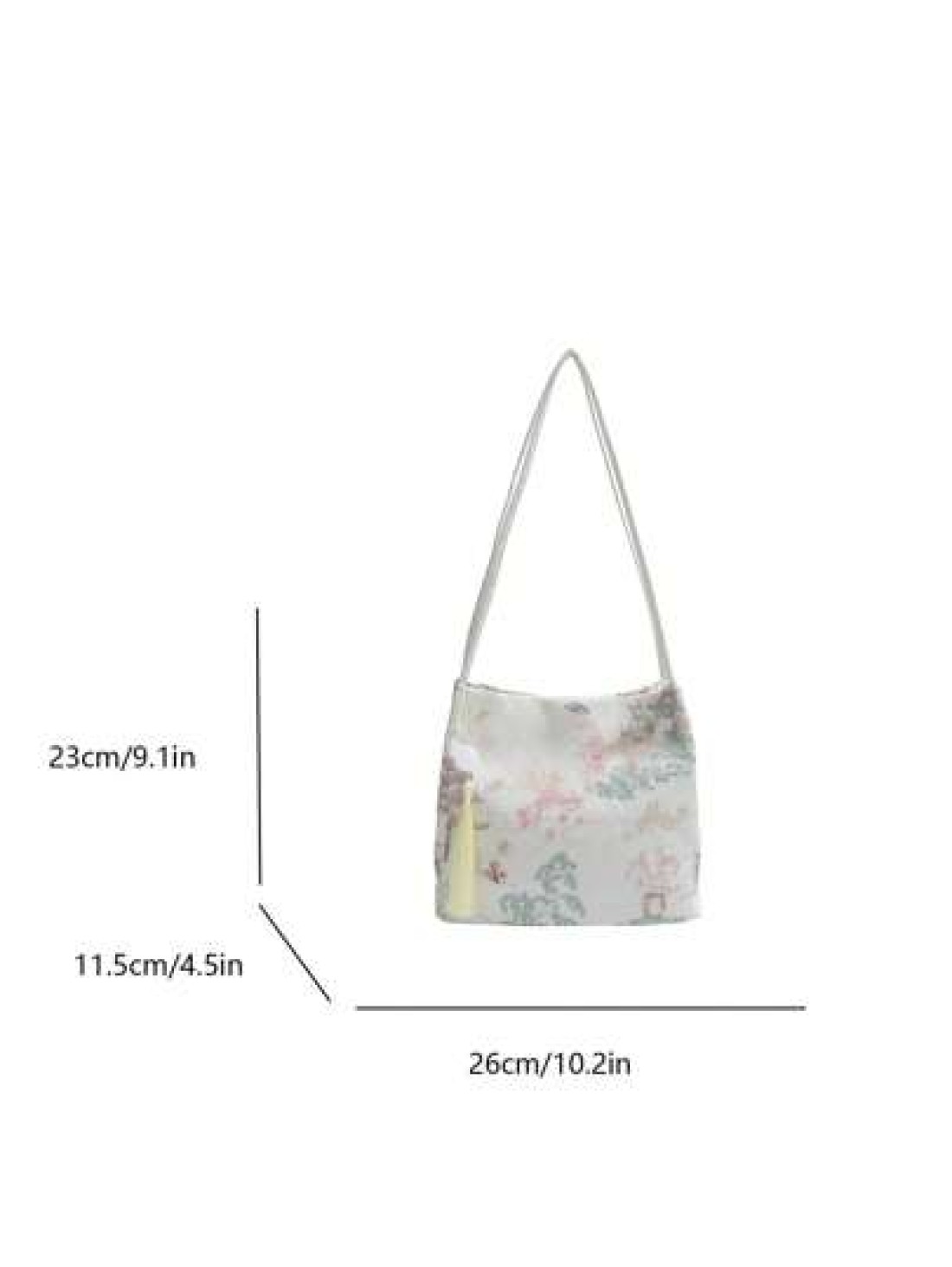 Bohemian Embroidered Women s Handbag Large Capacity Shoulder Bag Chinese Style Large Capacity Canvas Storage With Landscape Retro Pattern Multi Functional Commuter Bag Essential For Daily Work Travel