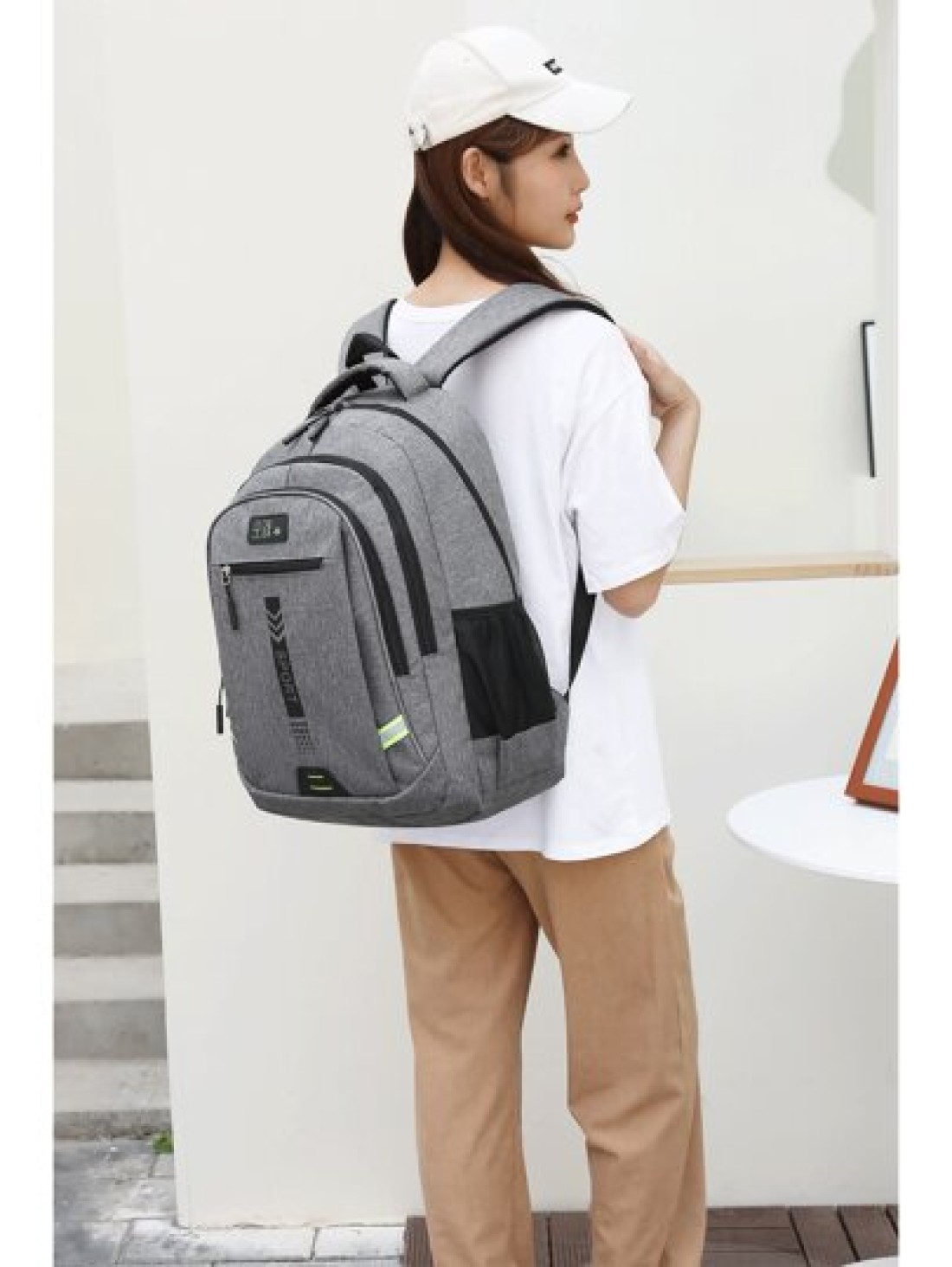 Fashionable Casual Versatile Functional Men Backpack New Design Christmas Scream Bag Bag Backpack Winter Christmas Gifts Travel Bag Large Capacity Multi Functional Portable Thanksgiving Holiday Comput