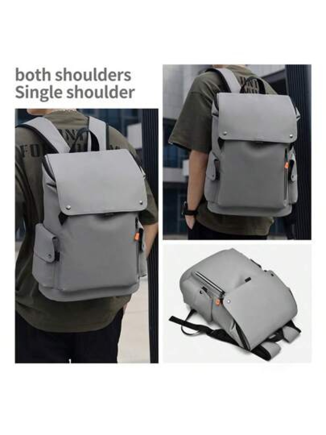 Clevn Kare Waterproof Backpack For Men Business Commute Laptop Bag Korean Style Casual Student School Bag Travel Rucksack Graduation