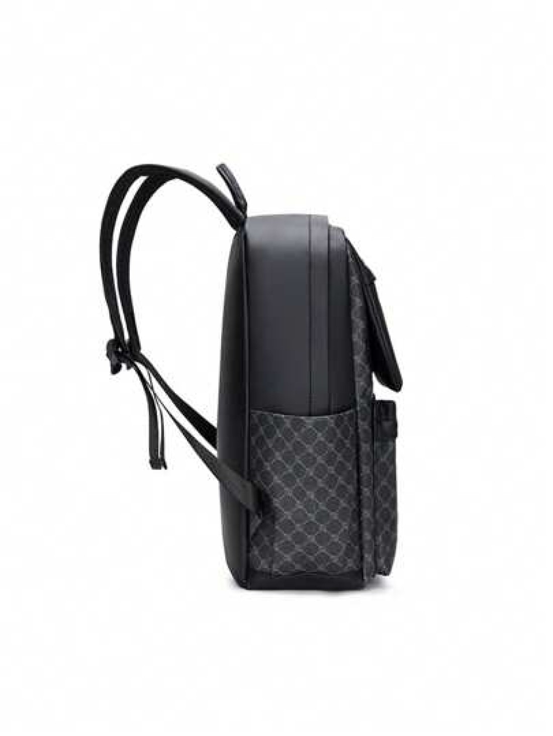 17 Inch Medium Laptop Backpack Geometric Pattern Buckle Design Pu Camping Bag Schoolbag For Travel College School Casual Backpack Laptop Backpack Commute Lightweight Flap Backpacks Leather Bag Minimal