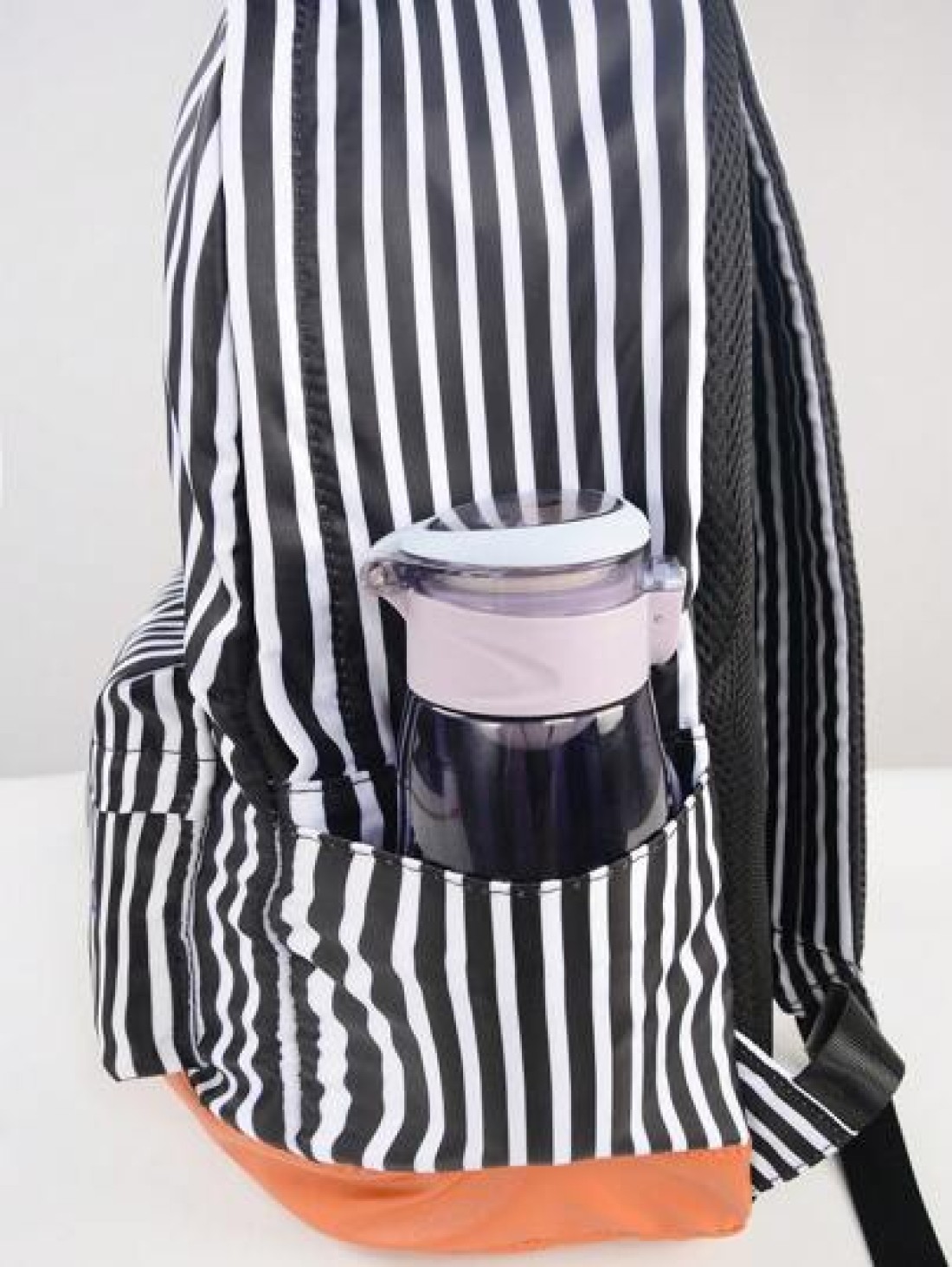 Disney Disney Genuine Authorized Mickey Mouse Stripe Lightweight Backpack