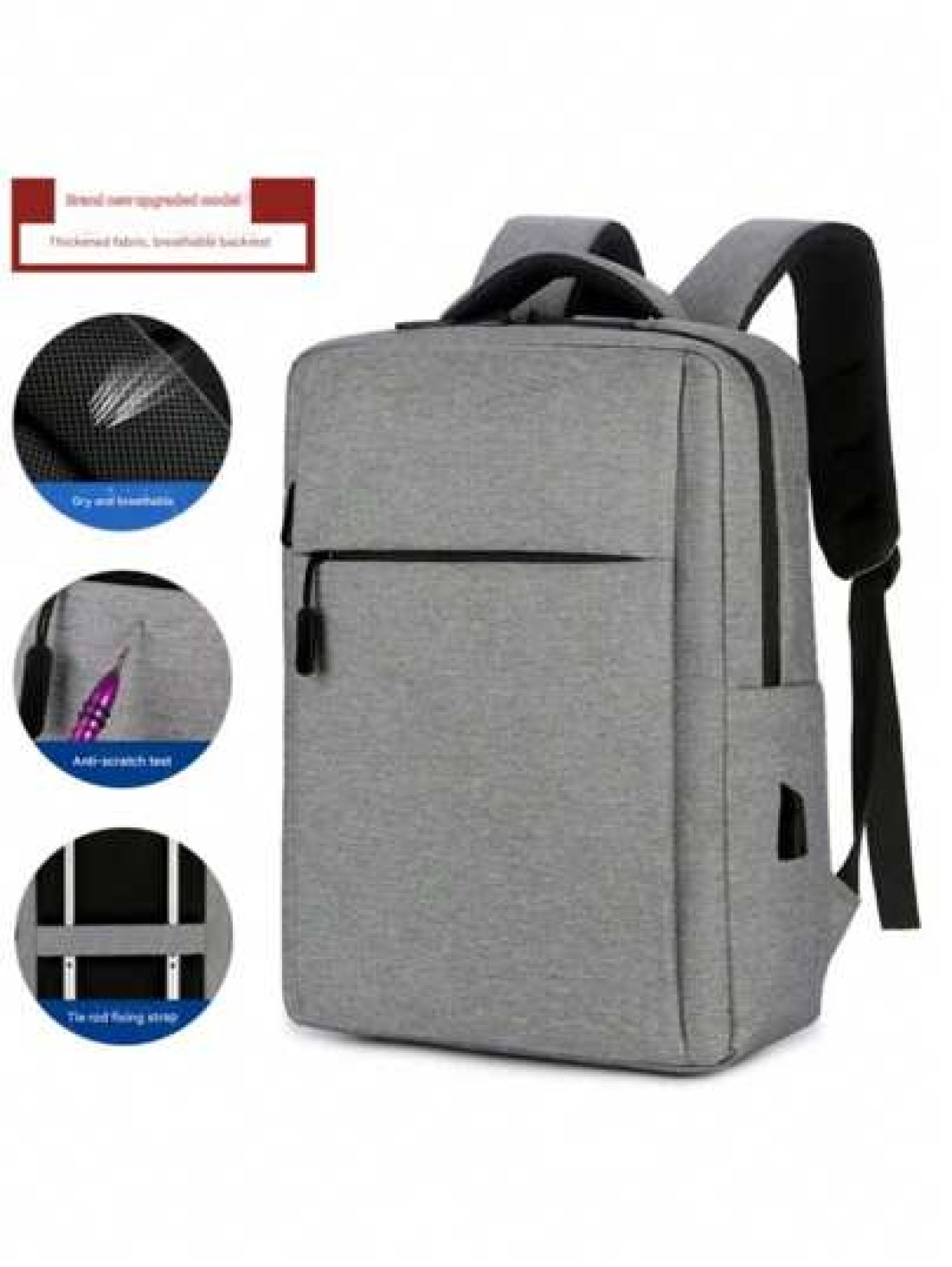 USB Charging Business Backpack Men s Waterproof Laptop Bag Suitable For College Students And Commuting Travel Graduation