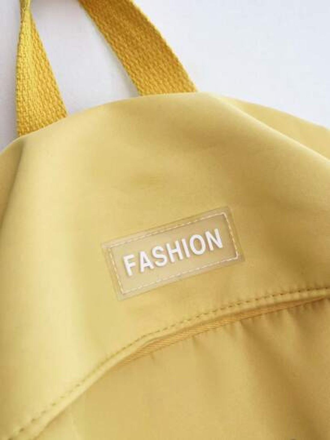 New Solid Color Large Capacity Letter Printed Backpack Fashionable And Versatile Casual Student Classroom Commuter Backpack Unisex