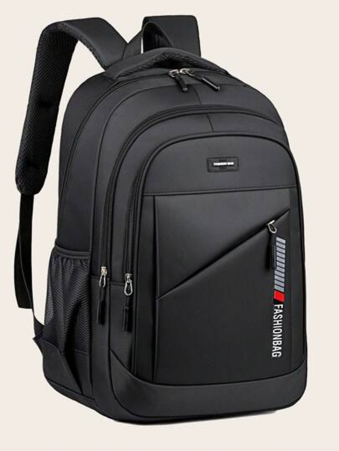 Classic Solid Color Versatile Shoulder Bag Casual Style Large Capacity Multi Pocket Backpack Adjustable Shoulder Strap Fashionable Commuter Bag Suitable For Travel Students And Daily Use