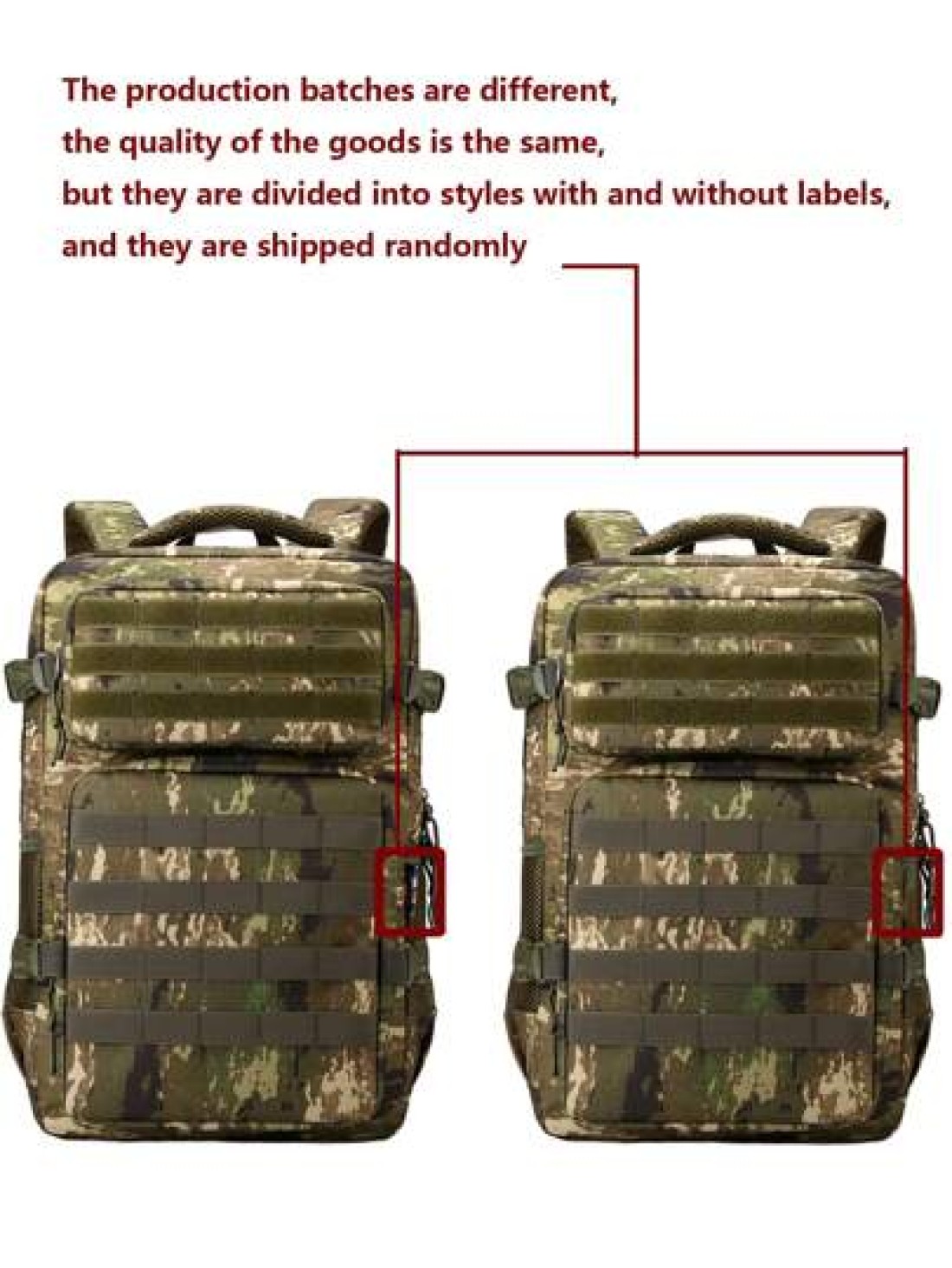Large Capacity Backpack Outdoor Waterproof And Wear Resistant Sports Backpack Multi Pocket Convenient Storage Day Bag Fitness Bag Molle Hiking Camping Backpack With Computer Layer Flight Backpack Trav