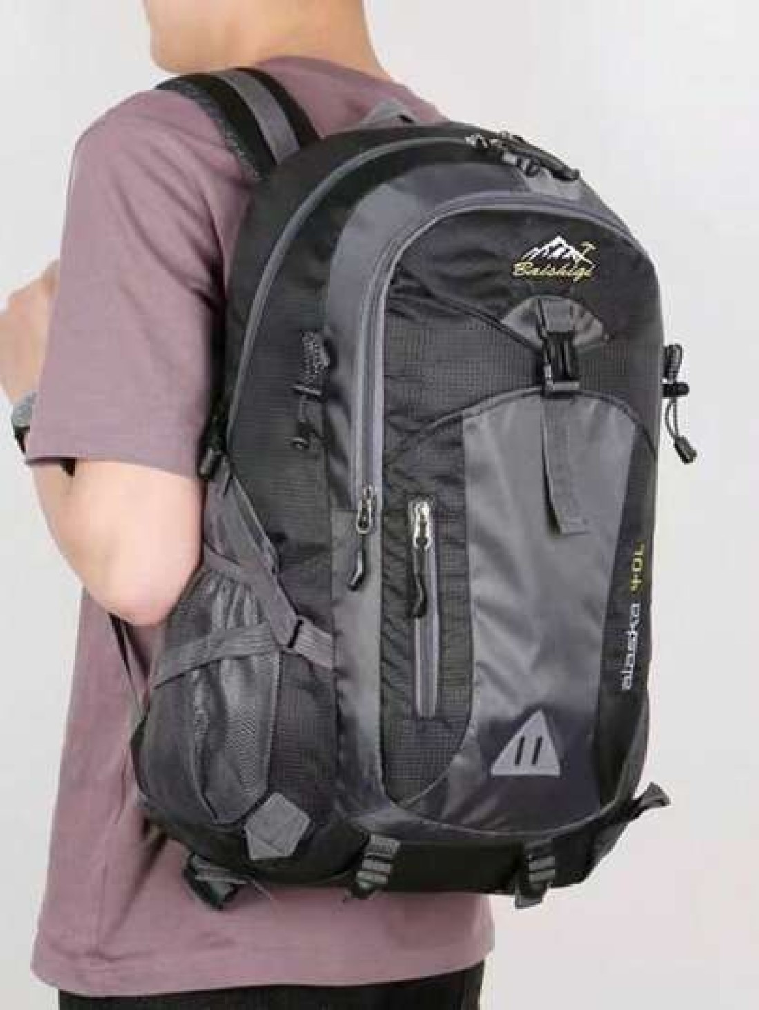 Men s Riding Backpack Light And Ultra Light 40L Outdoor Sports Waterproof Mountaineering Bag Unisex Mountain Riding Backpack Fashion Leisure Backpack Travel Backpack Water Proof Backpack