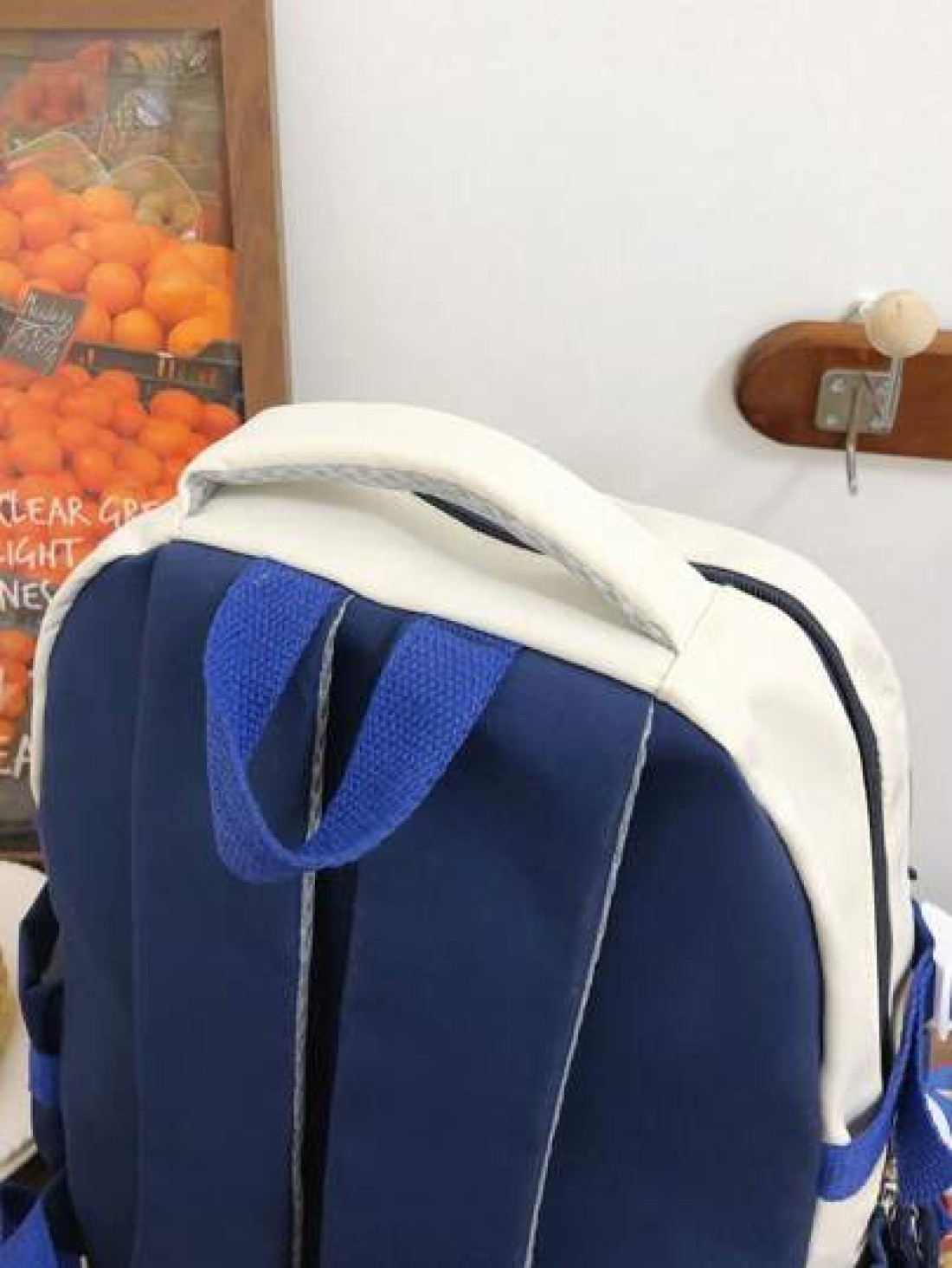 New Fashionable Large Capacity Color Blocking Versatile Large Capacity Backpack Korean Version Multi Pocket Commuting Backpack