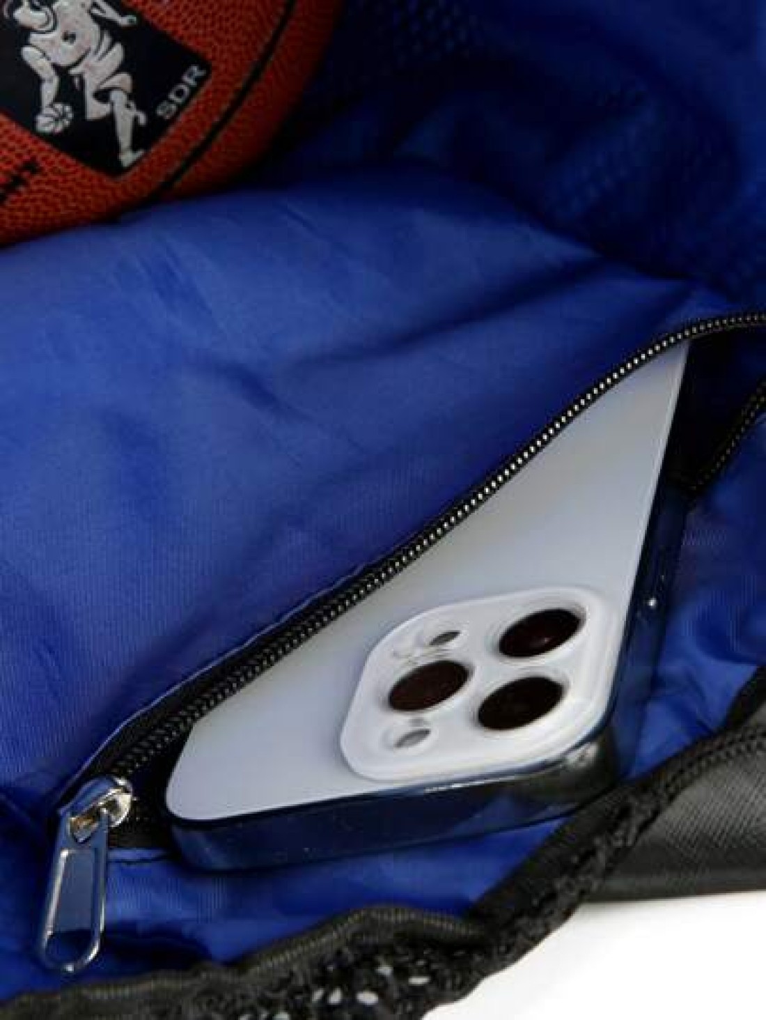 Casual Men Backpack Basketball Bag With Drawstring Closure Large Capacity Mesh Hollow Out Travel Backpack Handbag Shoulder Bag Laptop Bag Couple Backpack Student Backpack Holiday Travel Luggage Bag Mu