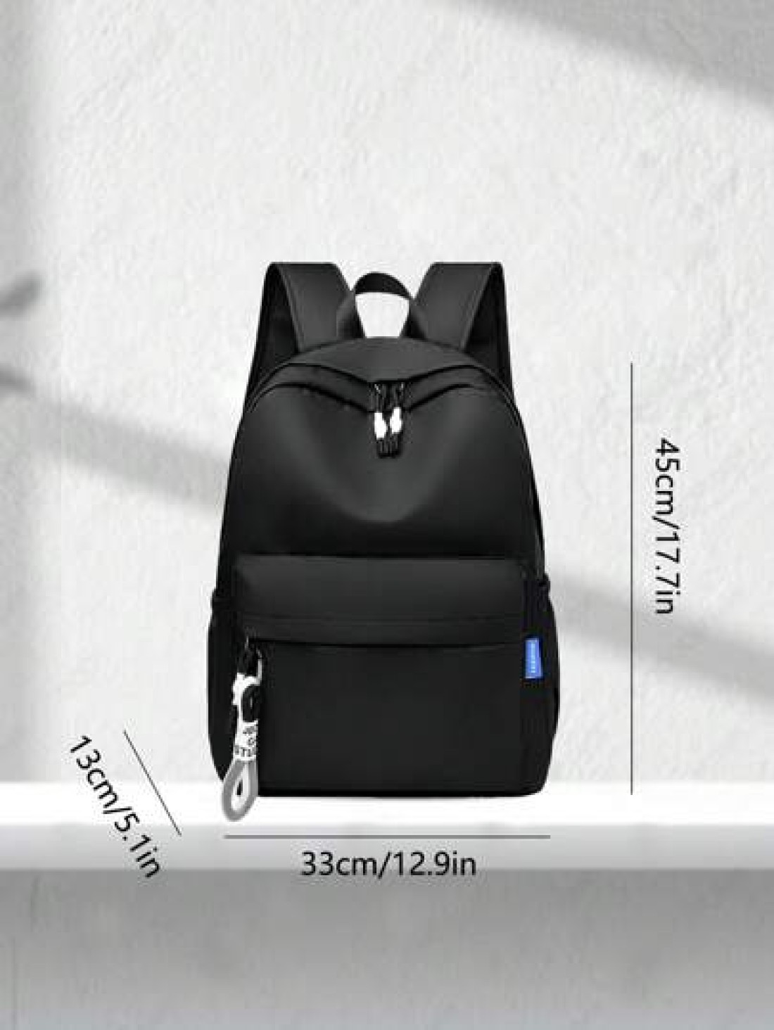 1pc Fashion Simple Casual Solid Color Large Capacity Backpack School Student Backpack Daily Backpack Lightweight Laptop Bag School Bag Shoulder Bag Graduate Student Business Outdoor Hiking Bag Back To