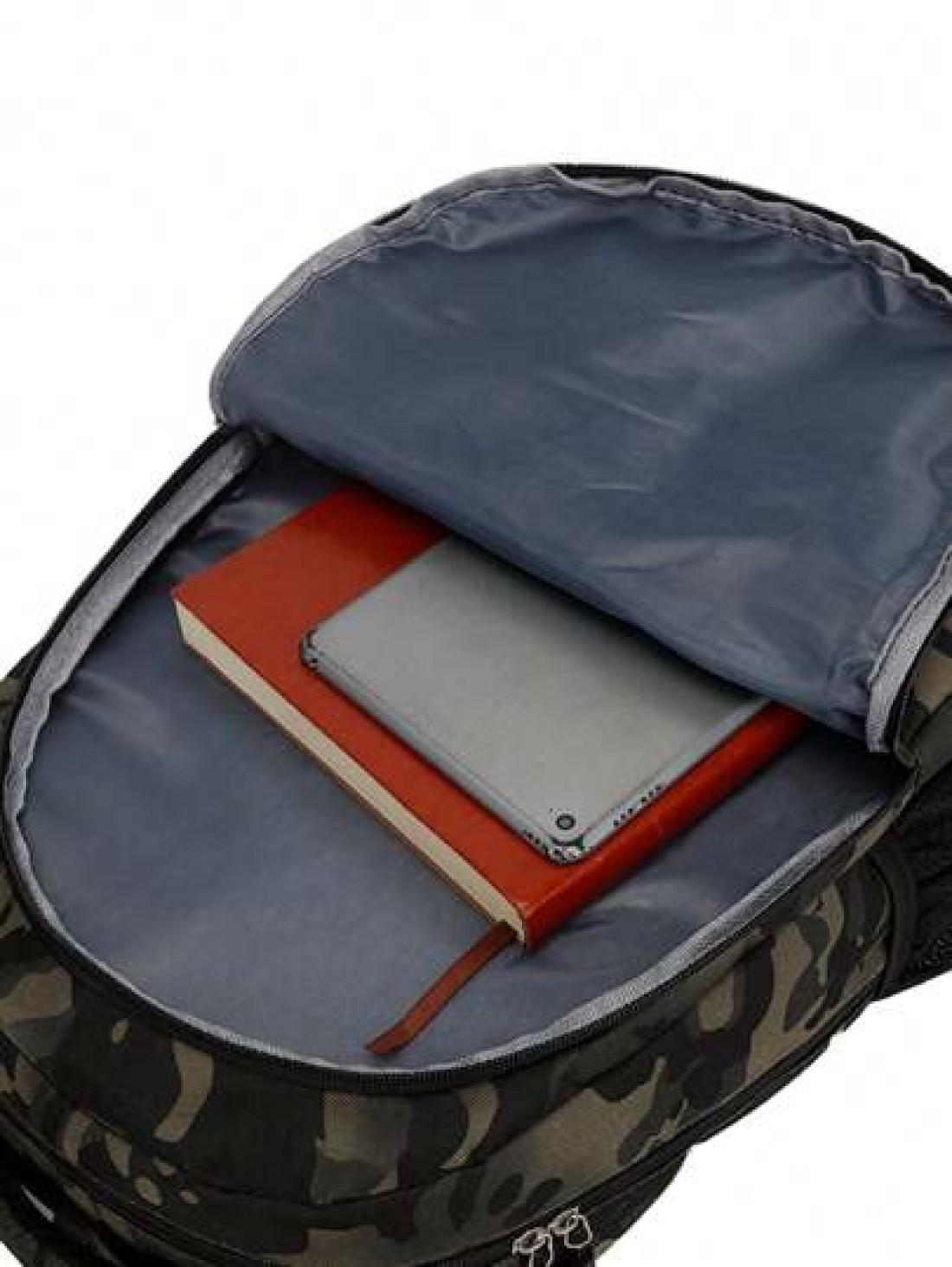 Camouflage Tactical Backpack Men Purse Can Hold 15 6 Inch Computer Bag Lightweight School Bag Large Capacity Travel Bag Commuter Convenient Day Bag Multifunctional Book Bag For Students Junior High Sc