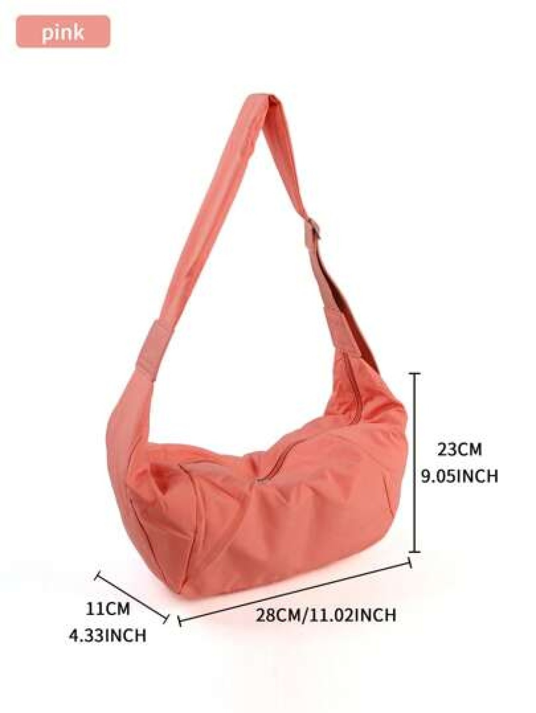 1pc Men s Mori Style Oblique Shoulder Bag Large Capacity Lightweight Diagonal Crossbody Dumpling Bag Casual One Shoulder Bohemian Crescent Crossbody Messenger Bag Nylon Backpack