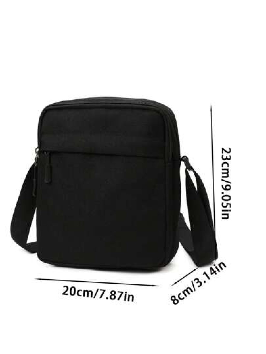 1pc Shoulder Crossbody Bag Casual Business Shoulder Bag Simple Large Capacity Shoulder Bag Crossbody Bag Sling Bag Square Bag Lightweight Casual Bag Outdoor Sport Minimalist Stylish For Student Freshm