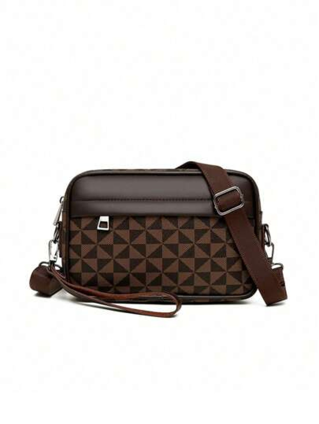 2025 Minimalist Fashion Men s Handbag With Zipper Closure Suitable For Daily Use Travel Vacation Can Be Worn Crossbody Or As A Shoulder Bag