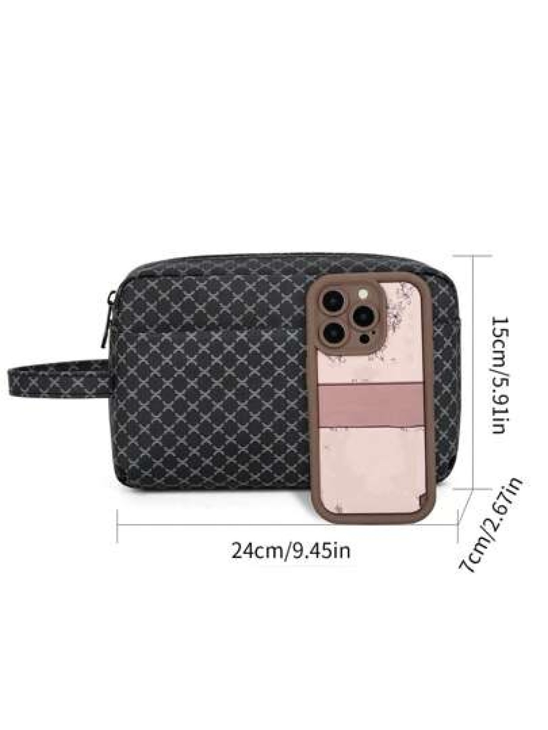 Fashion Simple Handbag Men Retro Old Flower Bags Elegant Men s Small Square Bags Casual Hundred Coin Purse Clutch Bag