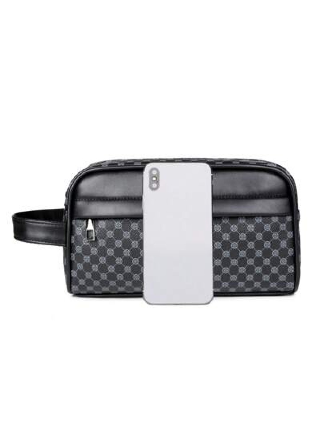 Men s New Fashion Handbag Clutch Bag Business Keychain Coin Purse Multi Function Wristlet
