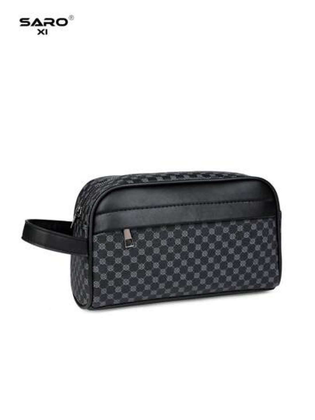 Men s Clutch Wallet Handheld Anti Theft Phone Pouch Wrist Strap Bag For Business Travel Grooming Storage Bag Black Floral Lightweight Portable Gift For Young Male Students Luxury Bags Pillow Bag Men