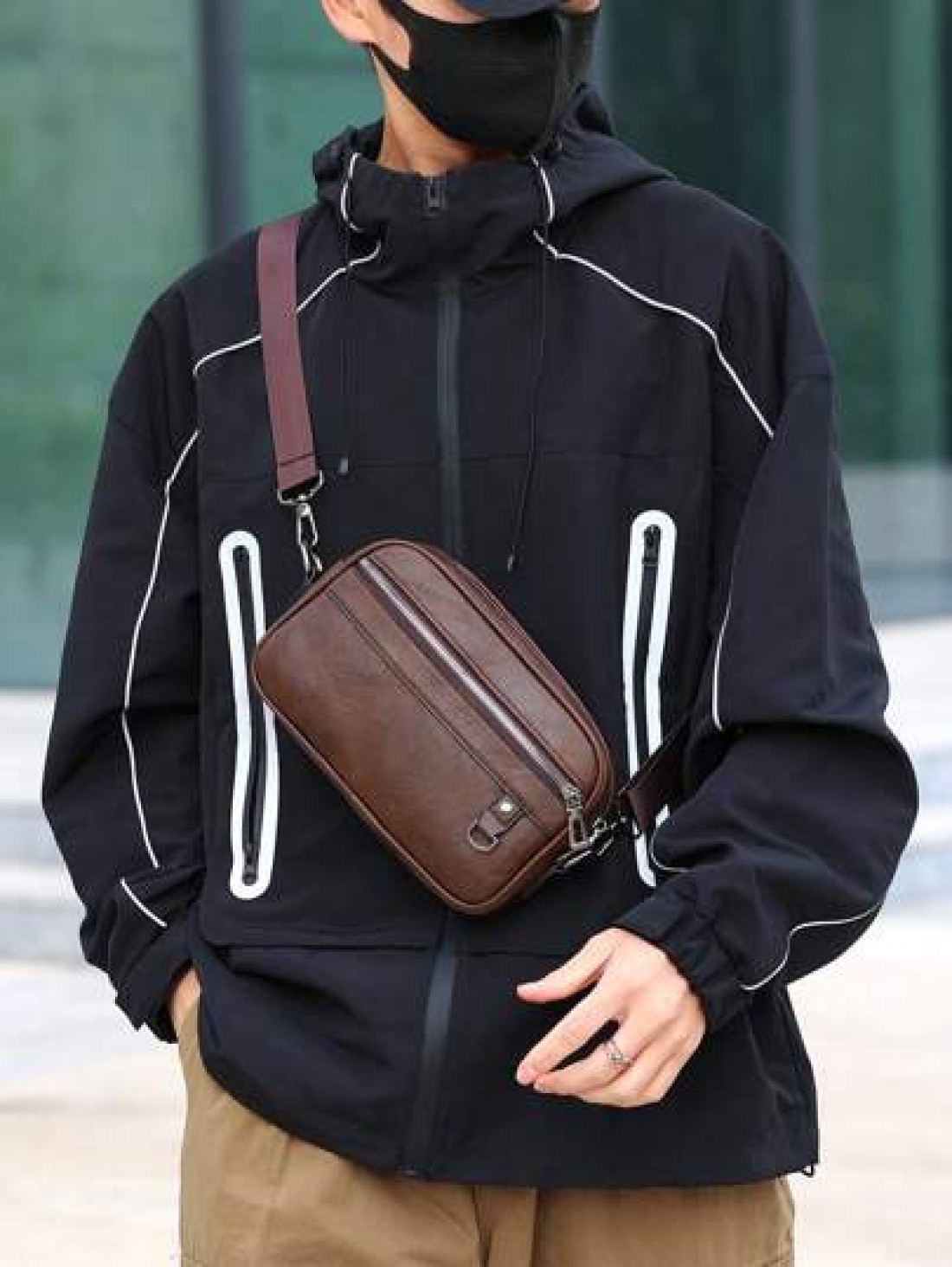 Men s Vintage Business Casual Shoulder Bag Can Be Hand Held And Cross Body Suitable For Daily Use College Father s Day Gift Valentine s Day Gift Side Bag Crossbody Bag Sling Bag Multi Functional Trave