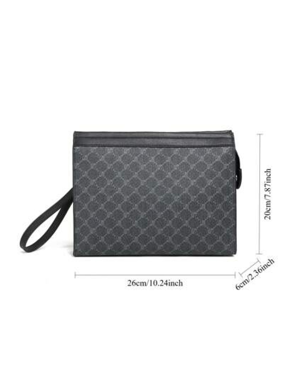 1pc Men s Fashion Business Clutch Bag PU Material With Wrist Strap Wallet Handbag Small Square Bag Detachable Wrist Strap Practical Card Slots Inside Valentine s Day Gift Purses Vintage Travel Essenti