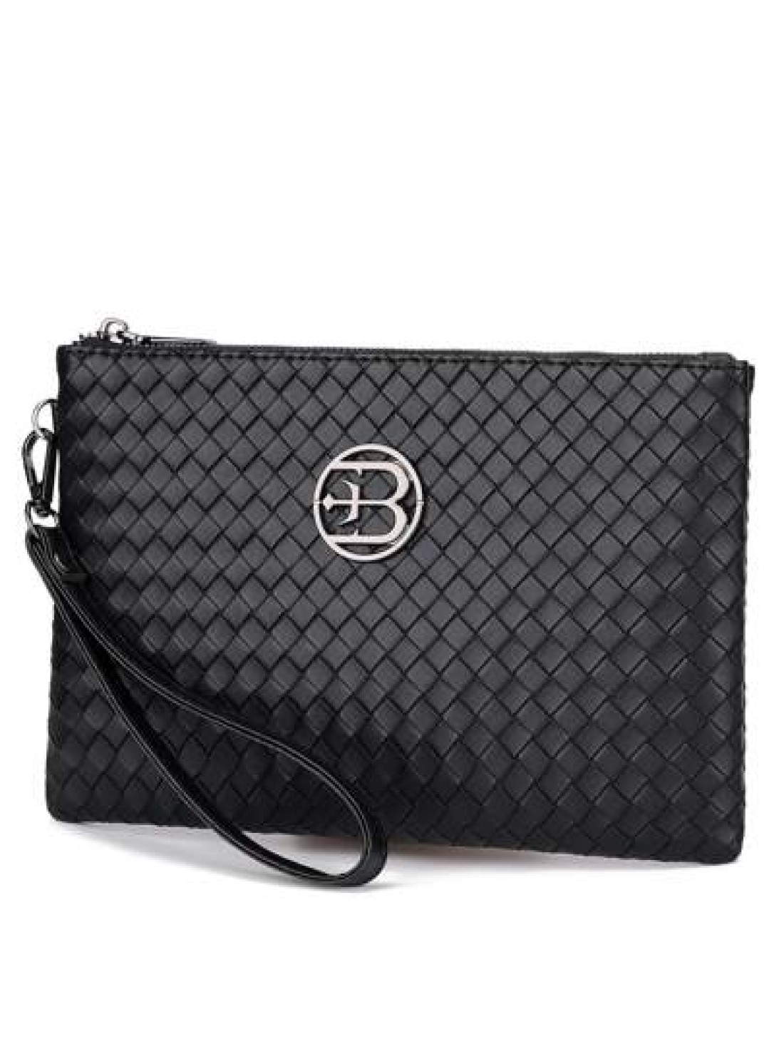 Braiding Style Men PU Leather Wallet Purse Money Credit Card Holders Men Wallet Money Bag Business Casual Handbag Wristlet Bag Underarm Bag Envelope Bag Square Bag Student Travel Winter Large Capacity