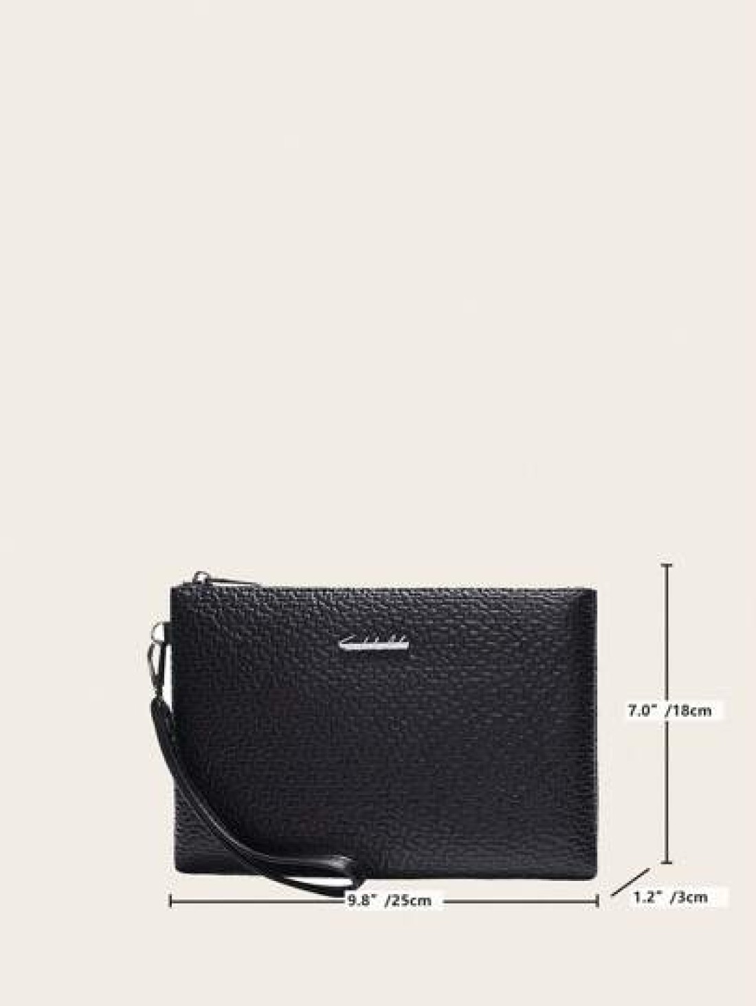 Men s Fashion Stylish Simple Litchi Pattern Clutch