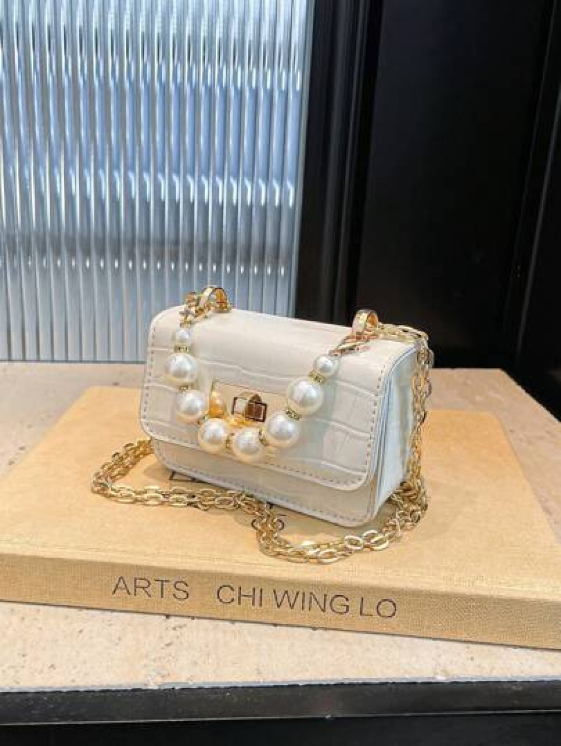 1pc Crocodile Pattern Jelly Bag Children s Handbag Coin Purse Pearl Crossbody Small Bag Exquisite And Fashionable Pearl Handbag Small Square Bag Suitable For Girls To Go Shopping Daily Use Attend Part