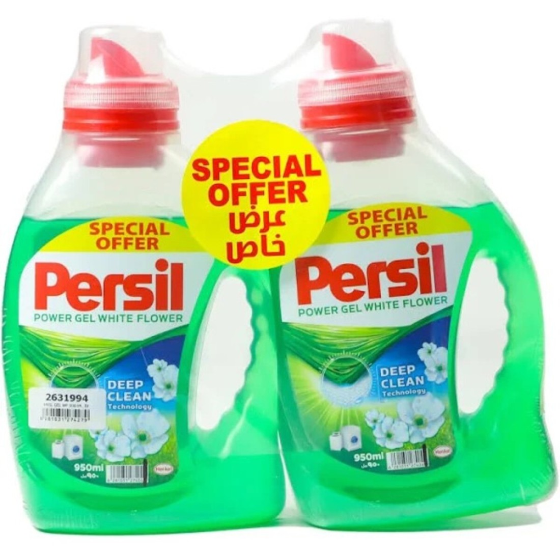 PERSIL GEL WHT FLOWER 950ML TWIN 2X950