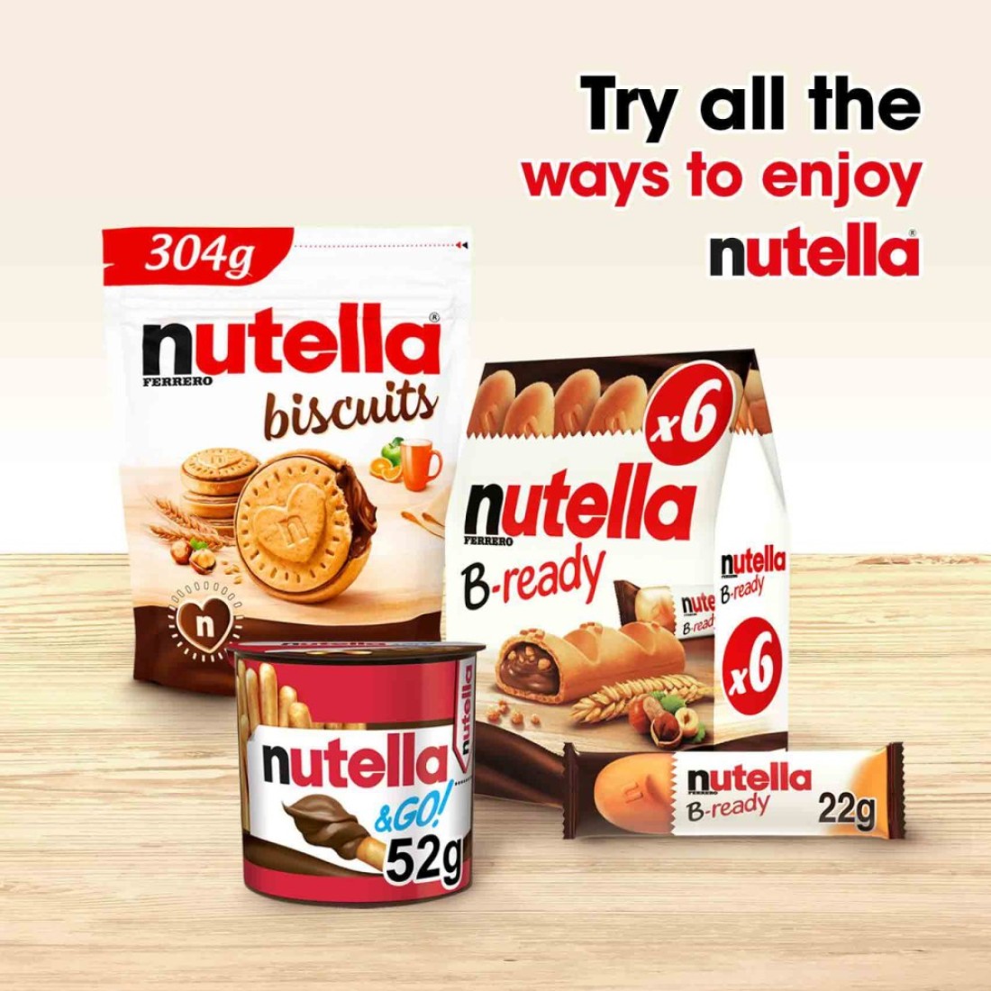Nutella &amp; GO Chocolate Spread with Breadsticks 52g