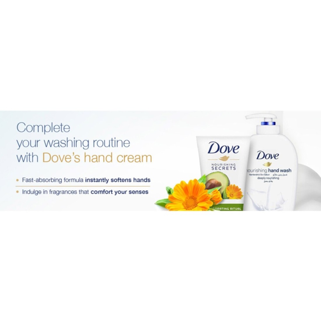Dove Care And Protect Pampering Shea Butter And Vanilla Hand Wash White 250ml