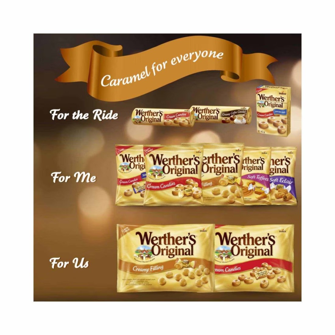 Storck Werther&#39;s Original Cream Candies, 1kg