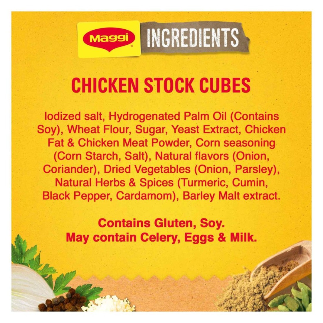 Nestle Maggi Chicken Stock 18g Pack of 28