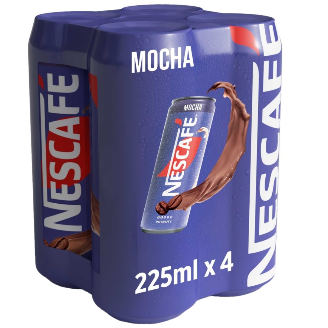 Nescafe Mocha Coffee Drink, 225ml Pack of 4