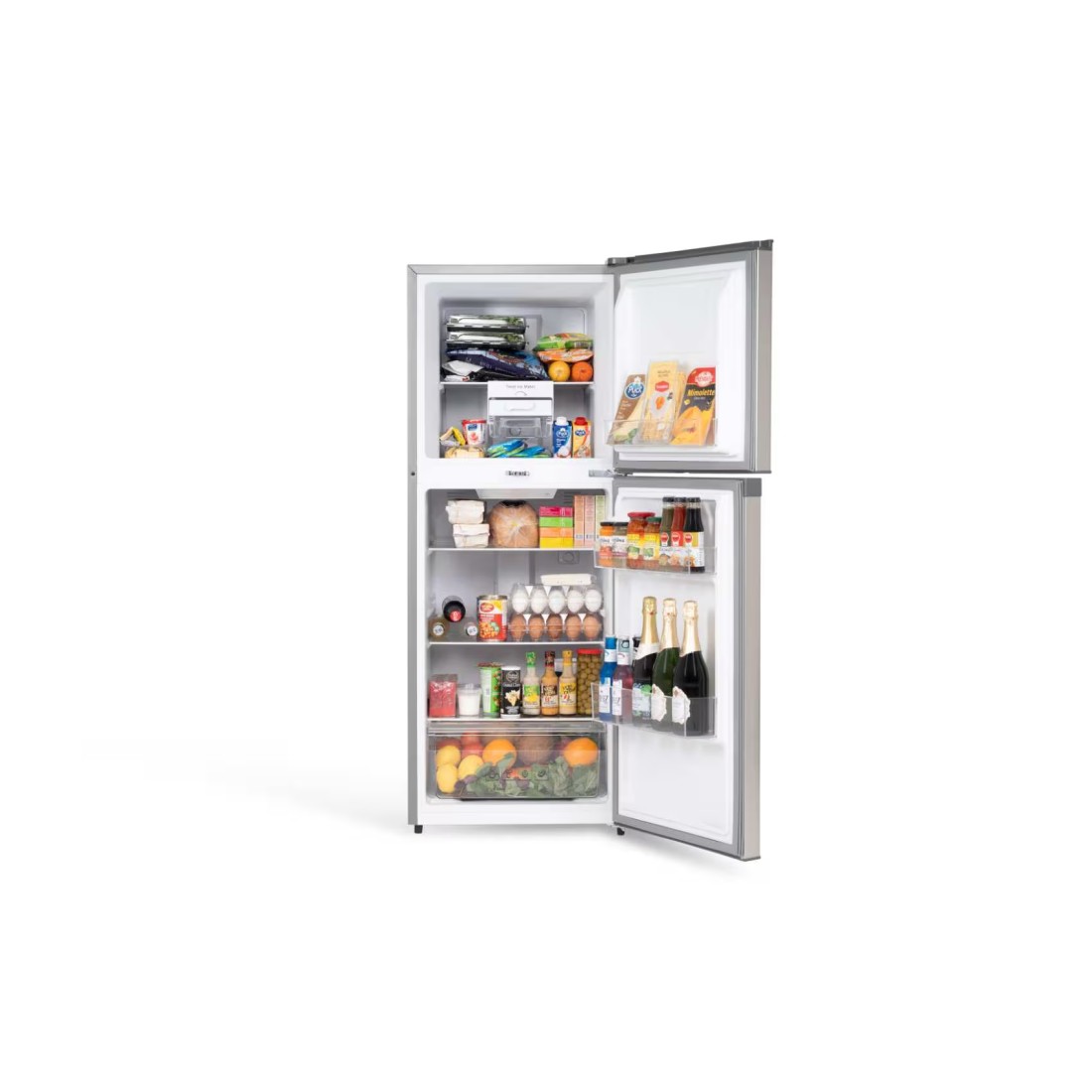 Terim 220L Net Capacity Double Door Top Mount Refrigerator Bright Silver TERR300S