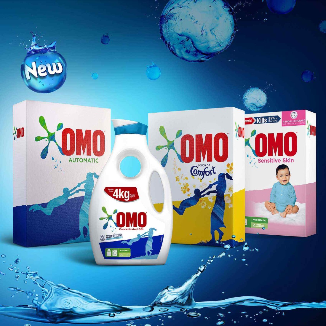 Omo Automatic Powder Laundry Detergent Active 10kg