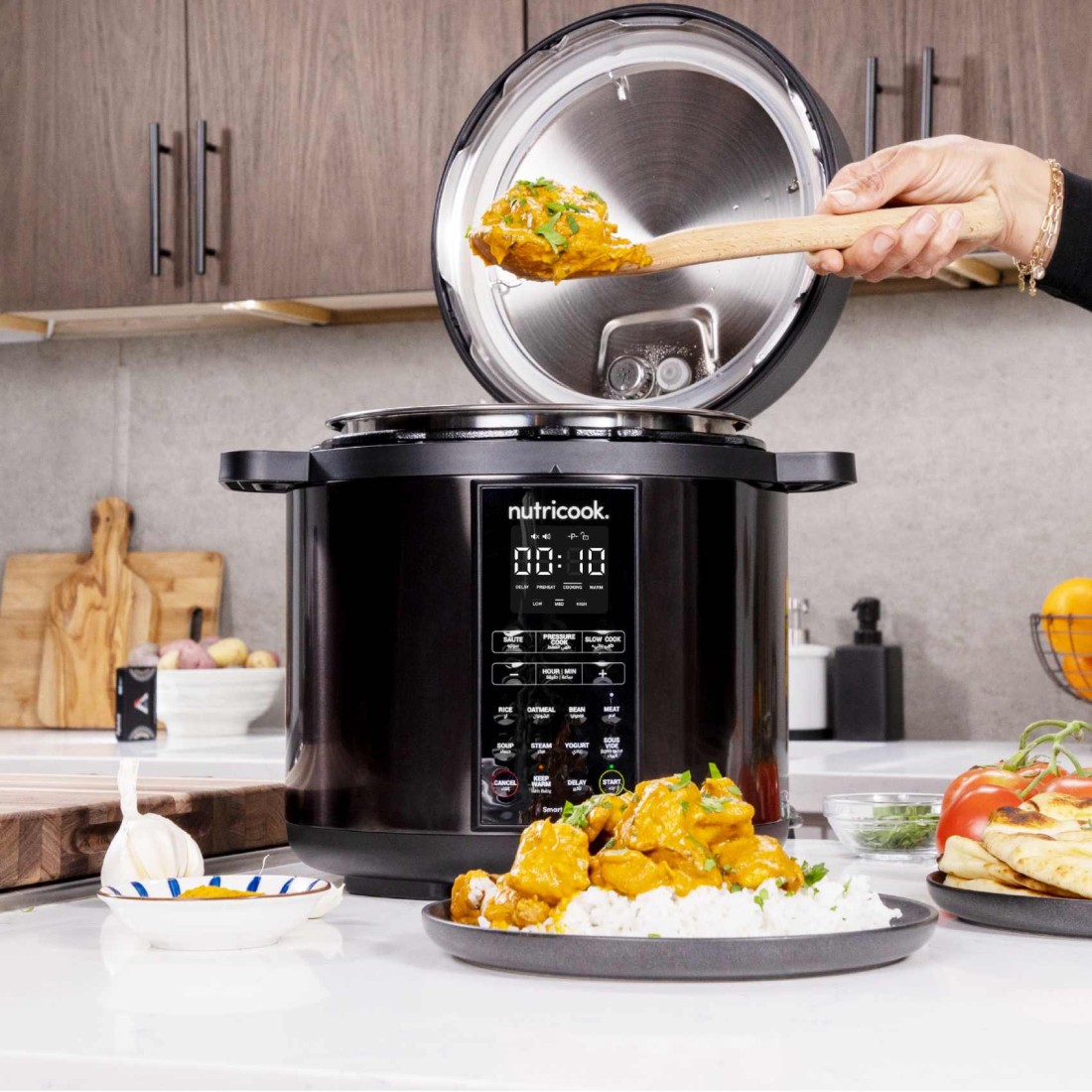 Nutricook Smart Pot 2 Pressure Cooker NC-SP204K Black 6L