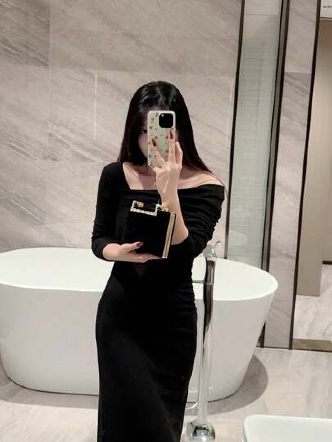 1pc Velvet Box Clutch Bag Glittery Metal Crystal Decor Evening Bag For Gown Formal Party Wedding Bridal Purse Crossbody Bag