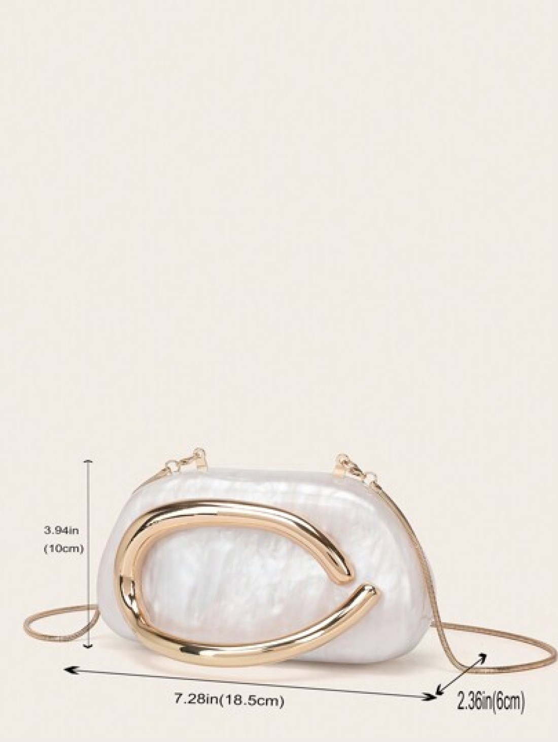 Evening Bag Clutch Purses For Women Ladies Party Bag Exquisite Hardware Handle Buckle Acrylic Bag Bag Bridal Wedding Purse For Ladies Bag Metal Chain Bag Versatile Handheld Bag Cocktail Party Wedding