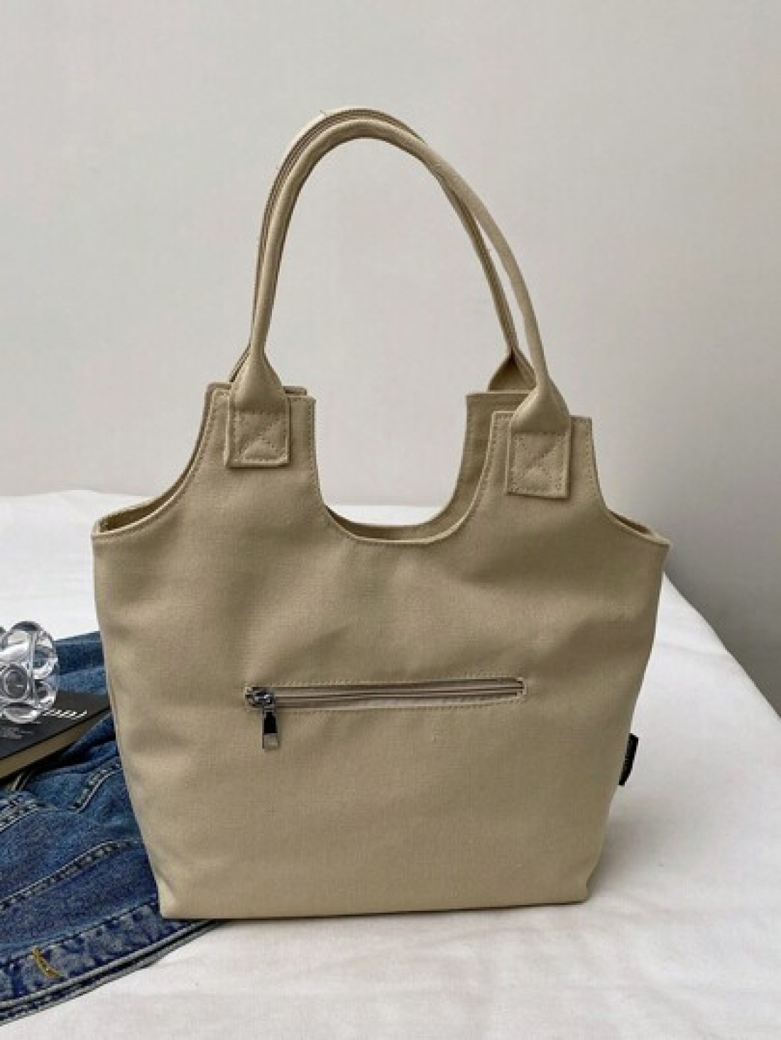 New Fashion Casual Women s Underarm Bag Large Capacity Tote Bag Cat Print Pattern Women s Shoulder Bag Canvas Material