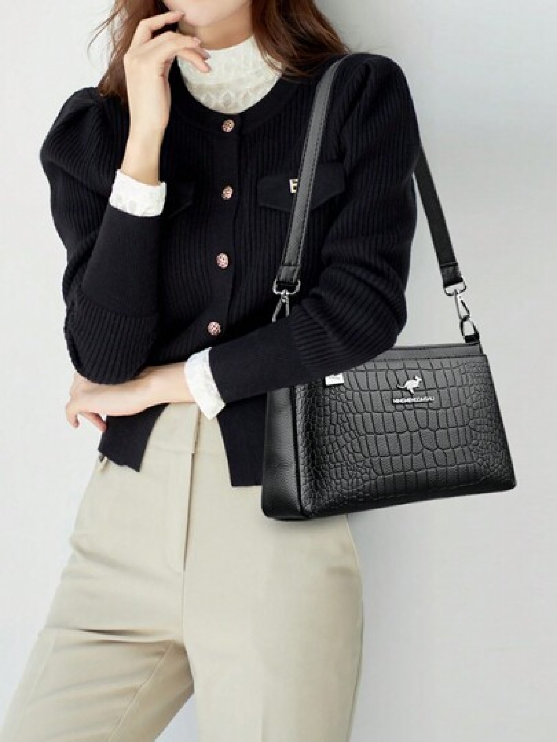 New Bolsa Luxury Soft Leather Design Shoulder Bag For Women 2024 Brand Female Purses And Handbags High Quality Ladies Bag For Women Elegant