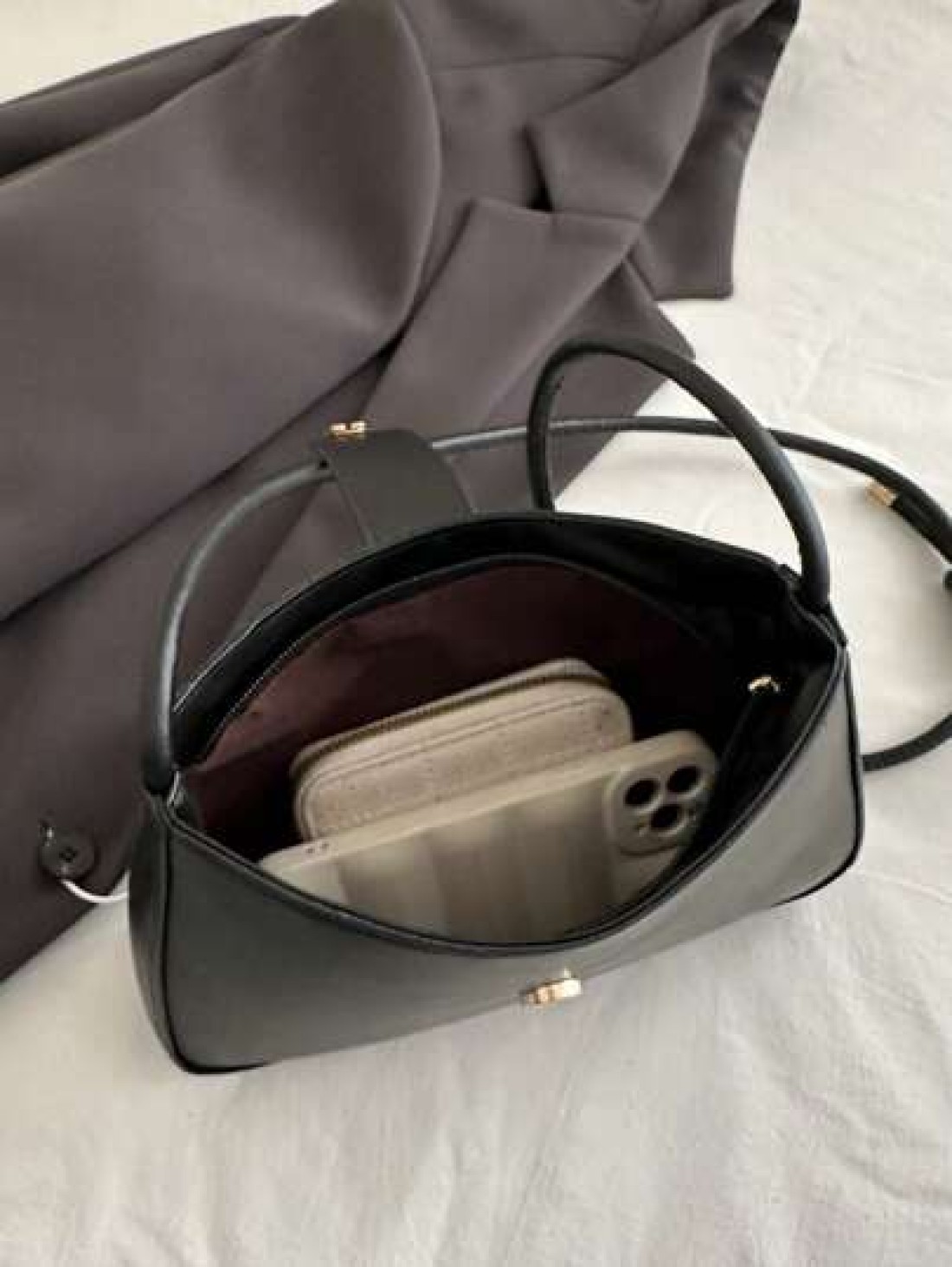 1pc Women s Minimalist All Match Underarm Bag High End Fashion Retro Large Capacity Petite Square Handbag Lightweight Casual Shoulder Tote Bag Suitable For Outing Shopping Gift