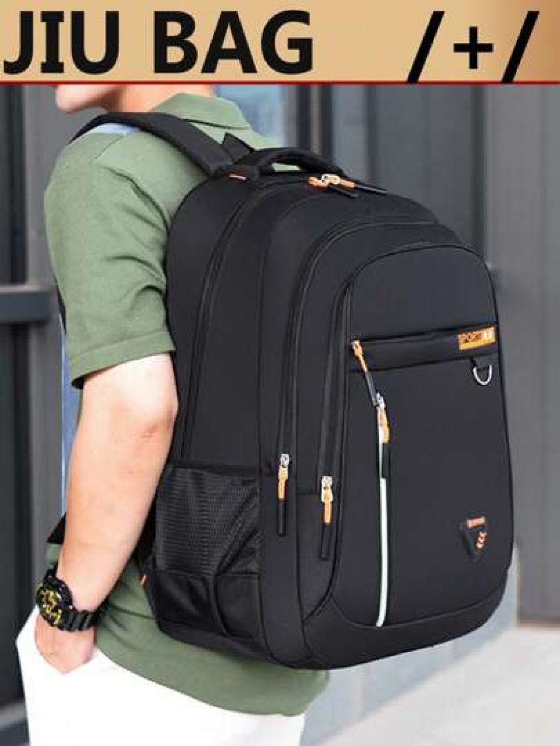 Light Business Style Nylon Men s Backpack Business Trip Can Hold 15 6 Inch Notebook Bag Large Capacity School Bag Multi Function Travel Bag Suitable For Students Travel Enthusiasts Men Gifts Simple Da