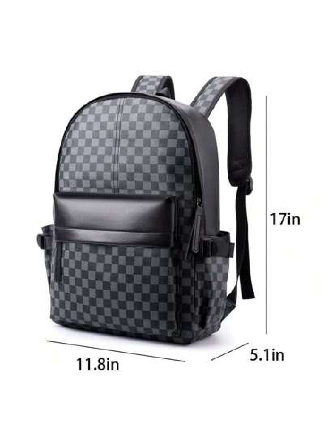 Men s Fashionable Handbag Classic Large Capacity Computer Backpack For Students Durable And Scratch Resistant Can Hold Files And Office Supplies Business Commute PU Leather Minimalist Style Suitable G