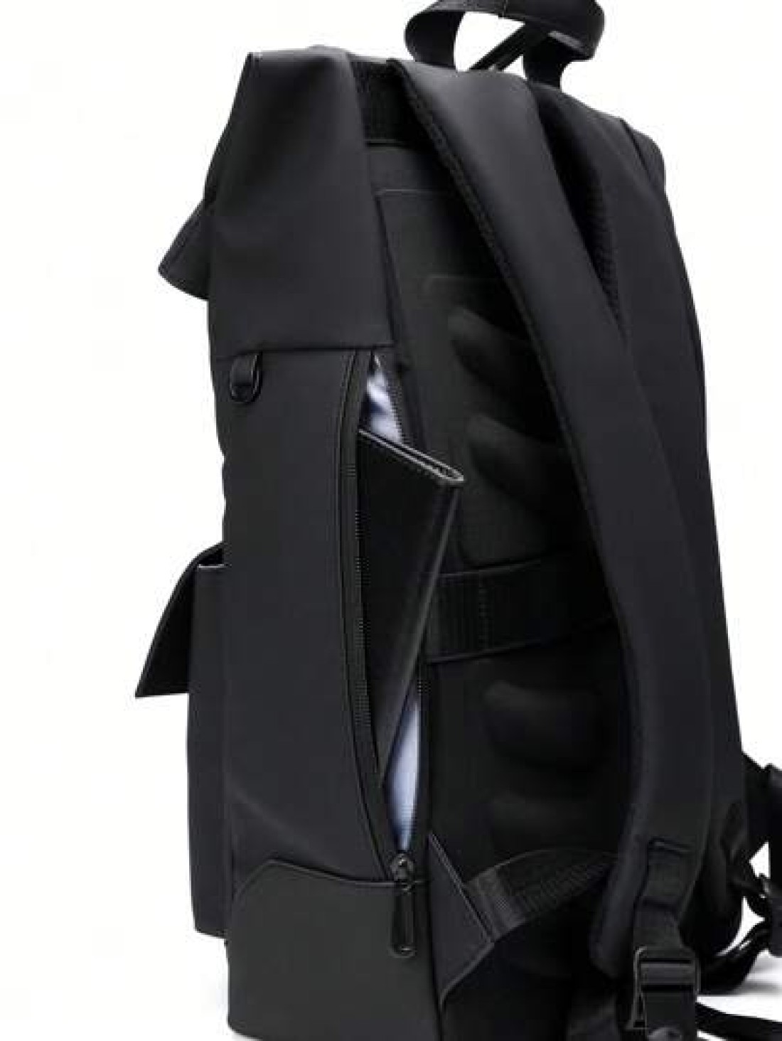 peach tree Multifunctional Large Capacity Business Travel Backpack Versatile School Laptop Backpack PU Leather Minimalist Style Unisex Backpack Suitable For Back To School Travel Hiking Outdoor Activi