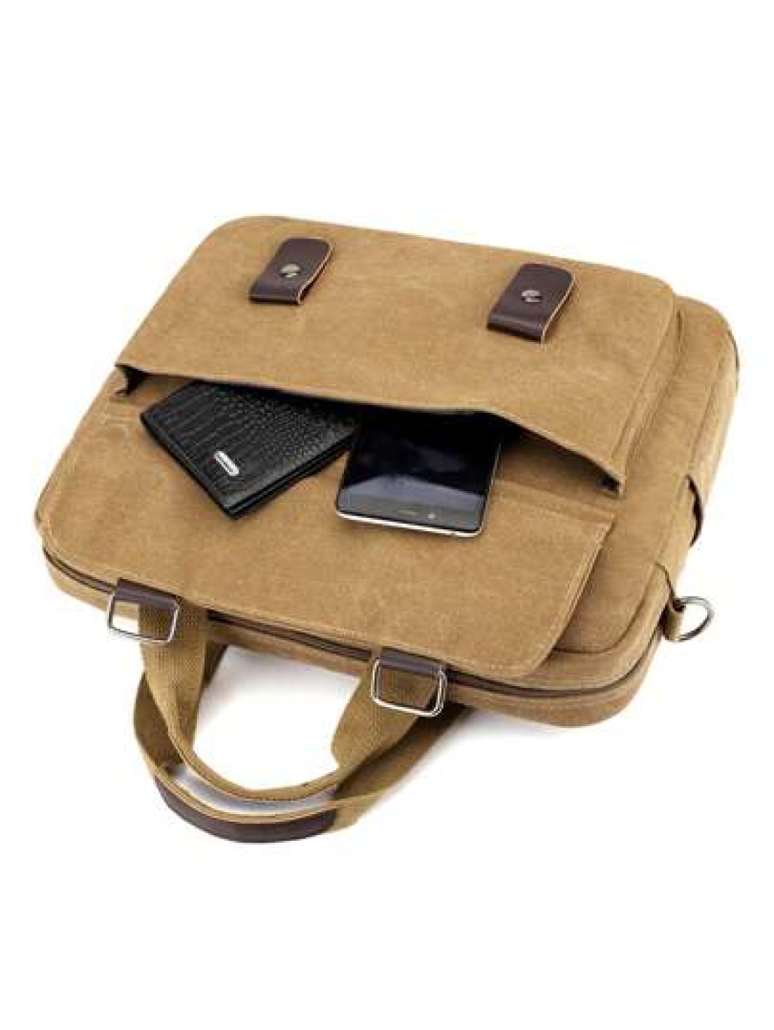 New Men s Casual Business Messenger Bag Spacious Design For Hand Carry Or Shoulder Wear
