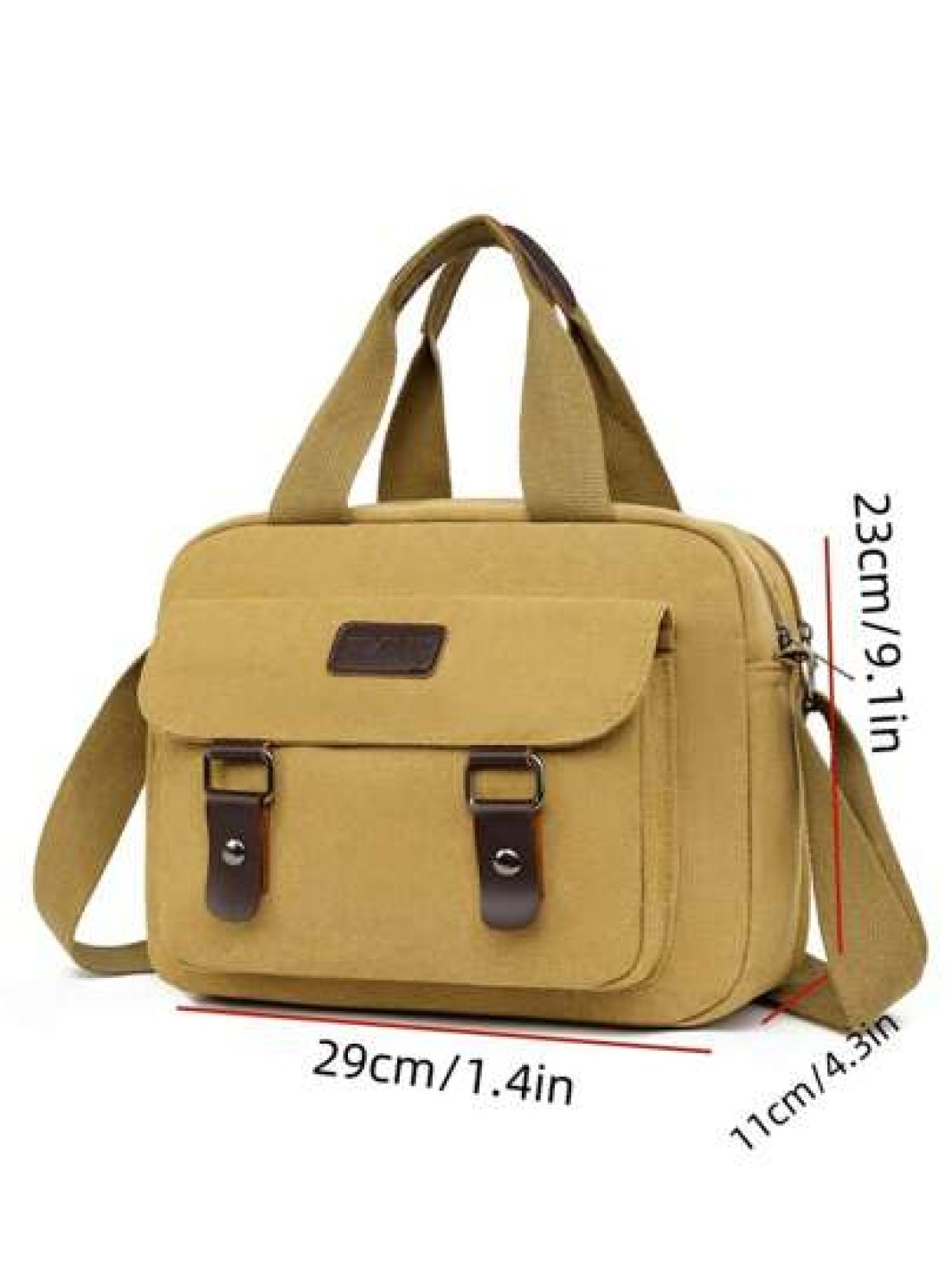 Men s Canvas Shoulder Bag Large Capacity Messenger Bag Outdoor Casual Retro Travel Utility New Crossbody Handbag