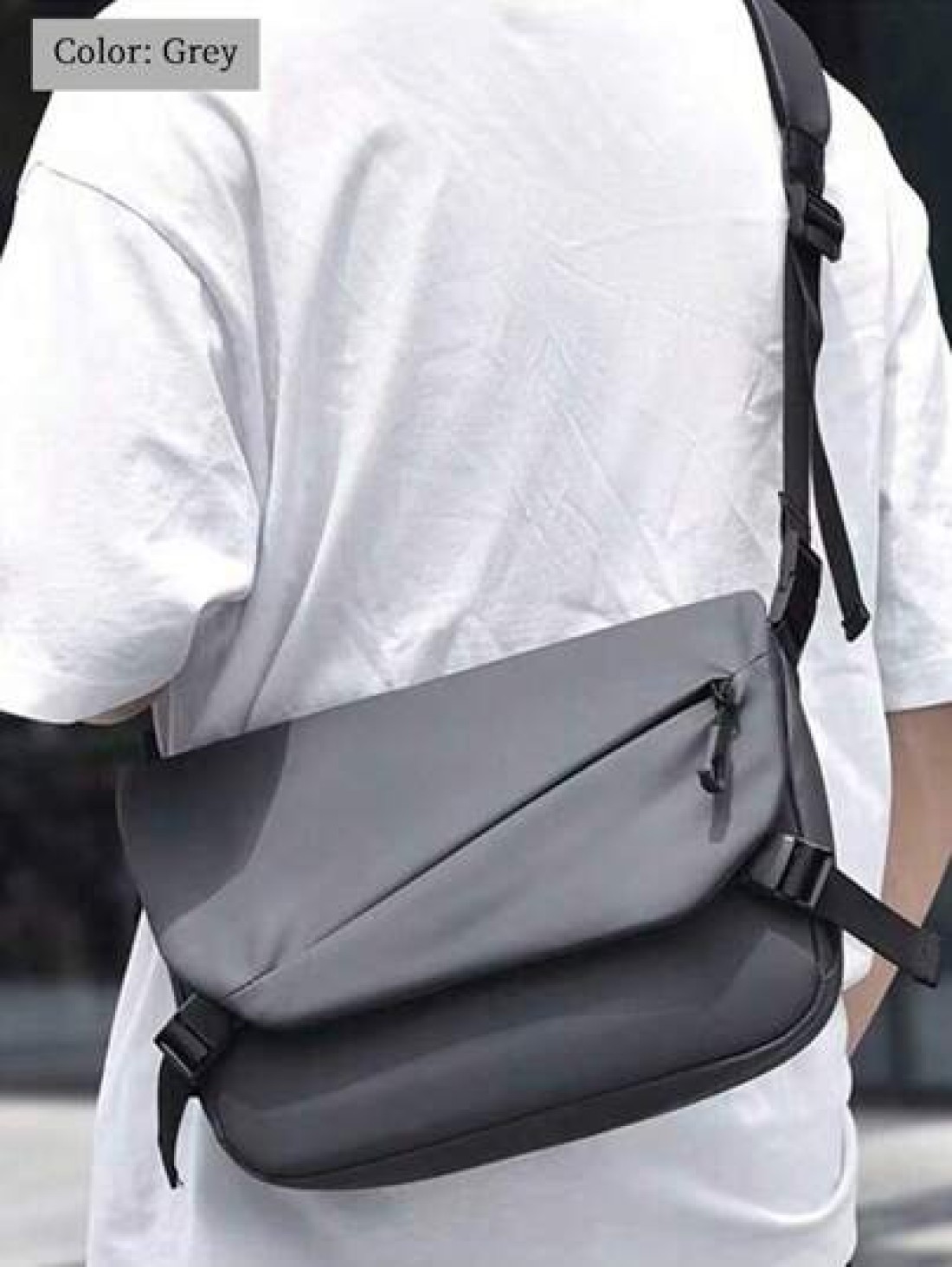Men s Messenger Bag Fashion Large Capacity Shoulder Diagonal Bag Solid Color Square Bag Water Resistant PU Crossbody Bag Lightweight Casual Crossbody Bag Suitable For Men Youth Gift Men Bag Gifts For